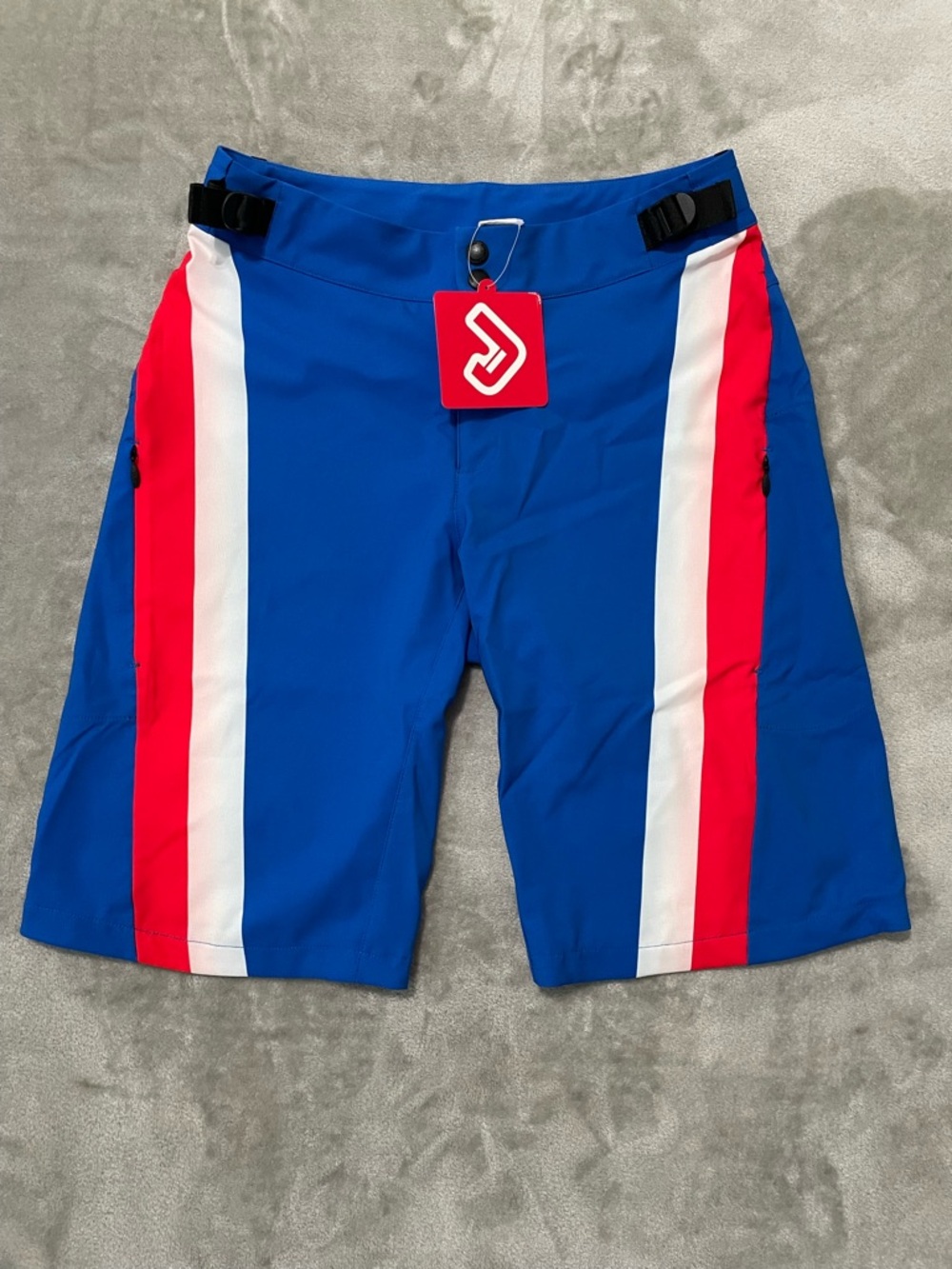 NWT Jakroo Royal Blue Custom Athletic Shorts Trunks Size Small